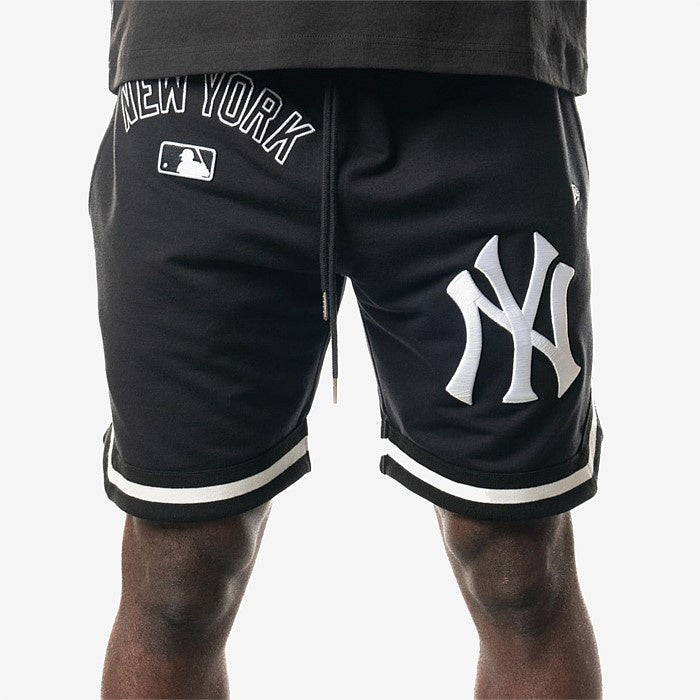 NEA-J10 (New era higher grade basketball style shorts new york yankees black) 82496500