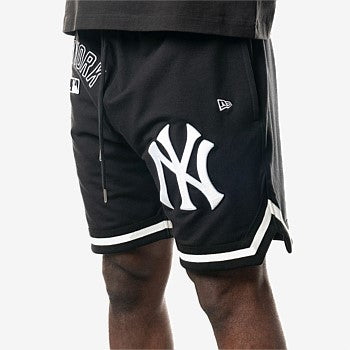 NEA-J10 (New era higher grade basketball style shorts new york yankees black) 82496500