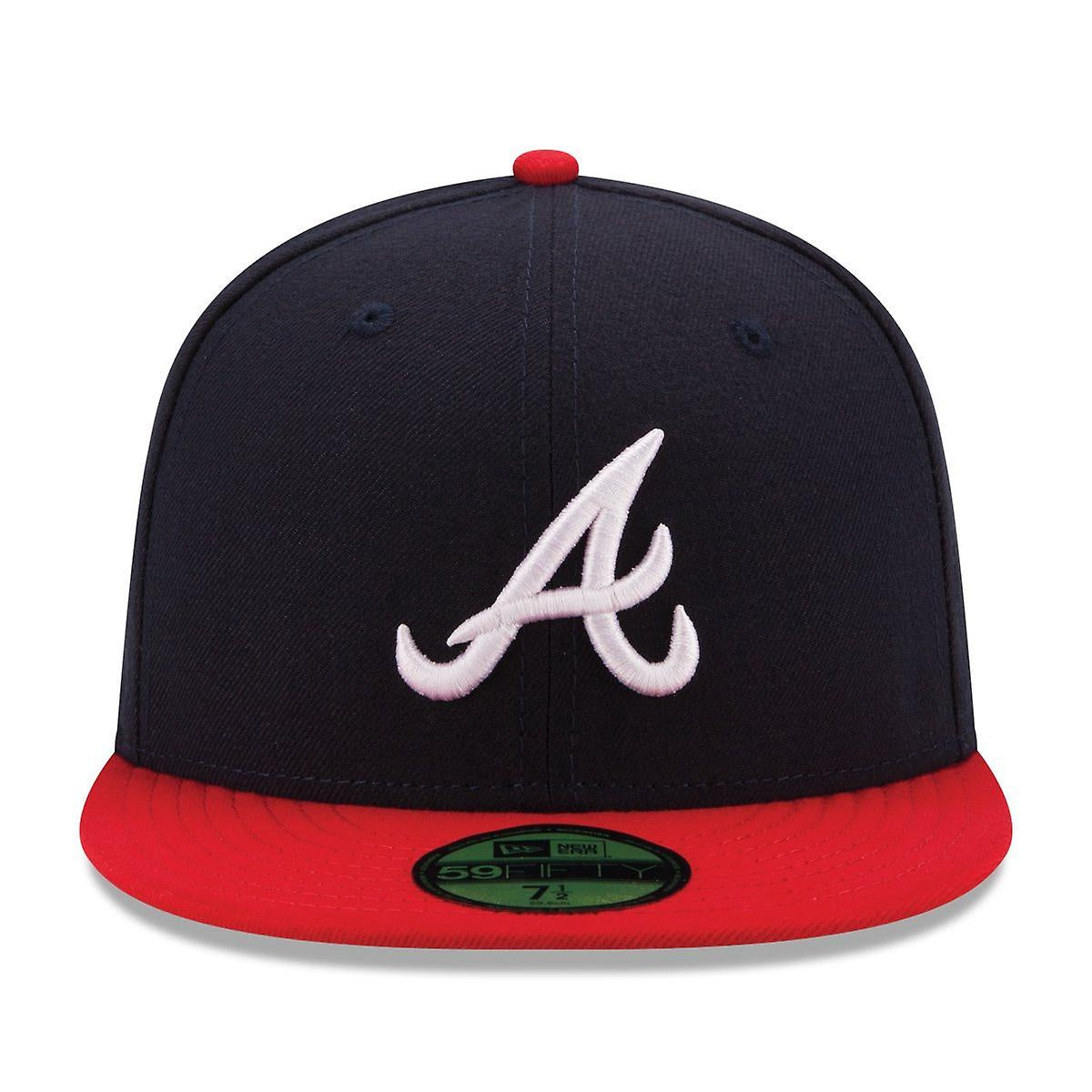 NEC-S52 (New era 5950 grey uv atlanta braves fitted hat) 62393750