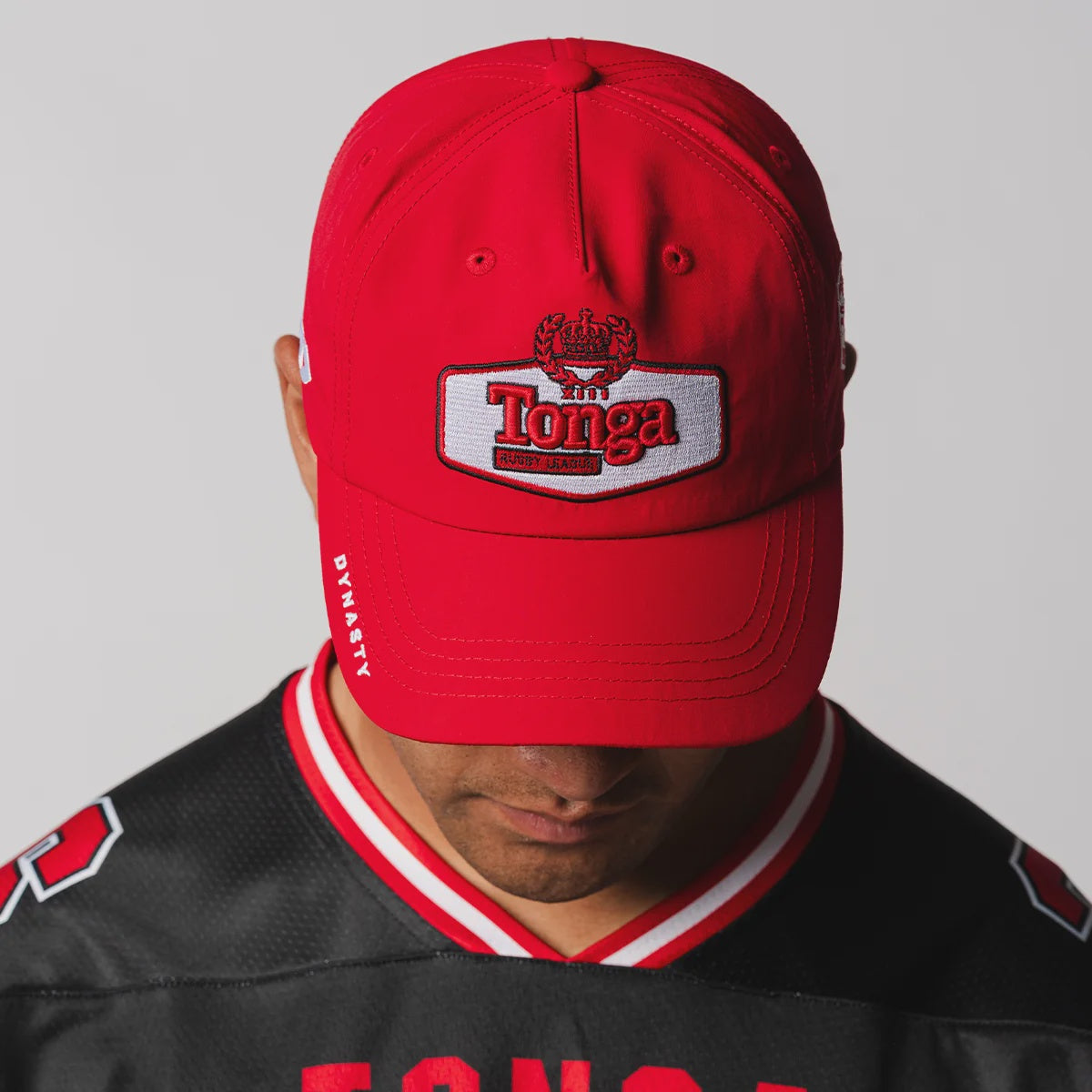 DY-X6 (Dynasty 2026 tonga rugby league adults nylon cap red) 102692017