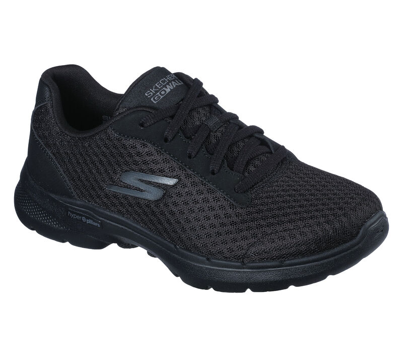 S-M11 (Skechers go walk 6 iconic vision wide fit black/black) 72397098 SKECHERS