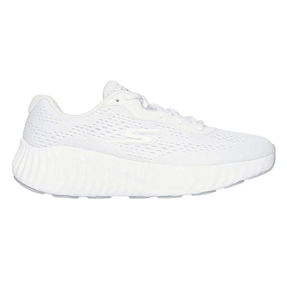 S-U12 (Skechers womens go run now white/silver) 12694000