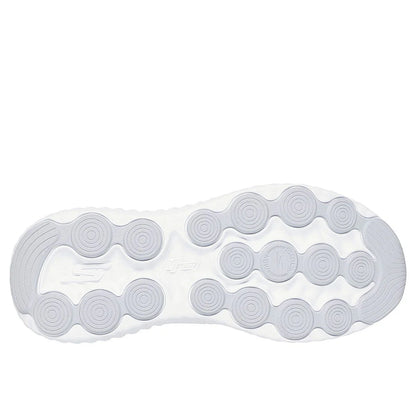 S-U12 (Skechers womens go run now white/silver) 12694000