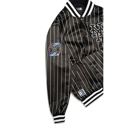 NEA-X5 (New era varsity new york met pinstripe jacket) 423912000 NEW ERA