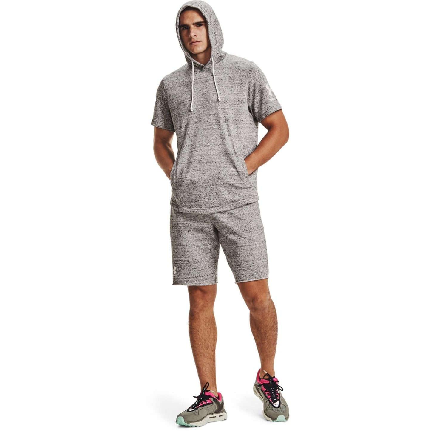 UAA-B7 (Mens rival terry short onyx white) 42292608