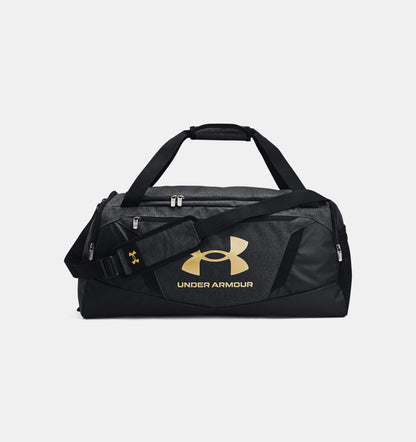 UAE-T2 (Under armour unisex undeniable 5 duffel medium black/medium heather/metallic gold) 102393695