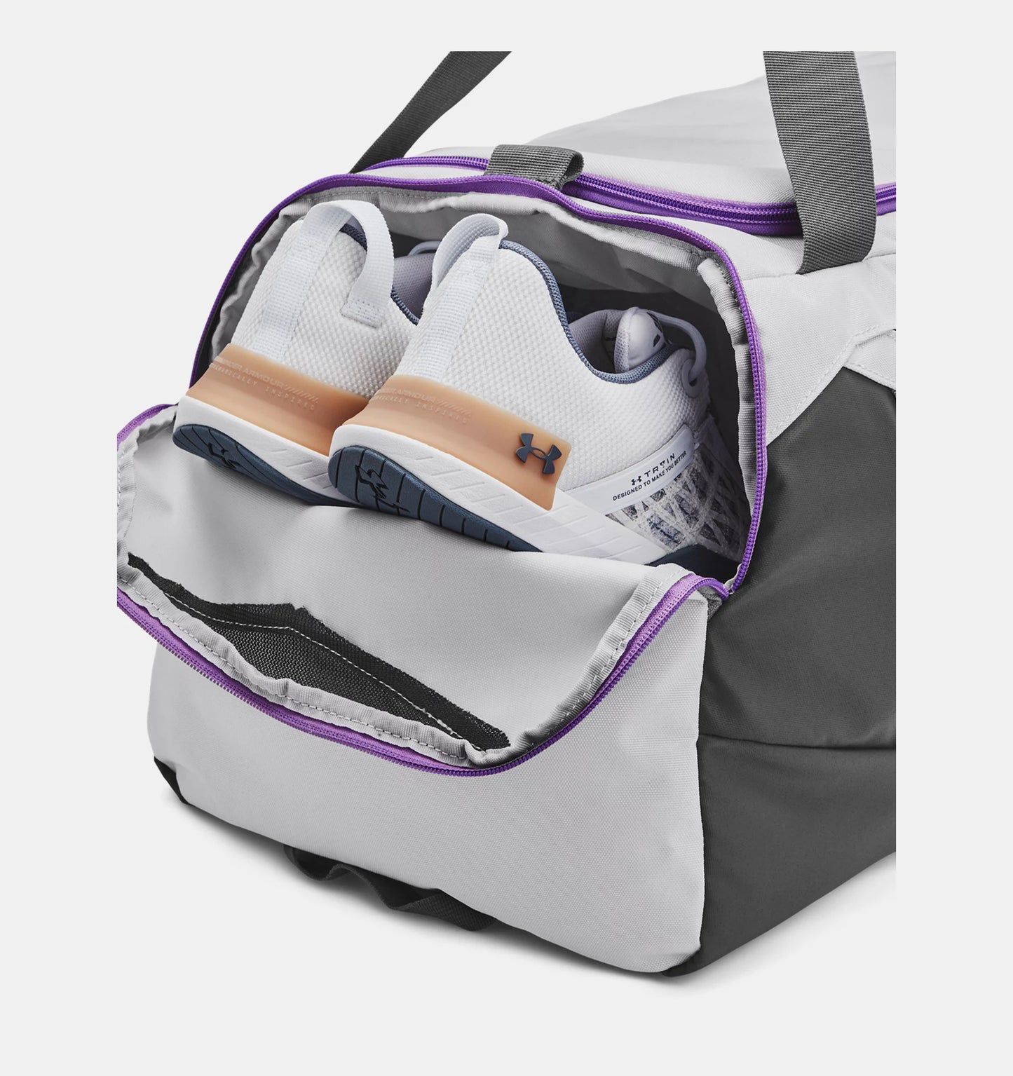 UAE-L3 (Under armour unisex undeniable 5 duffel medium halo gray/provence purple/castle rock) 62493695