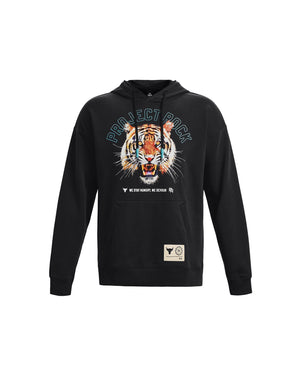 UAA-Z9 (Under armour mens project rock rival fleece stay hungry hoodie black/black) 62395217 UNDER ARMOUR