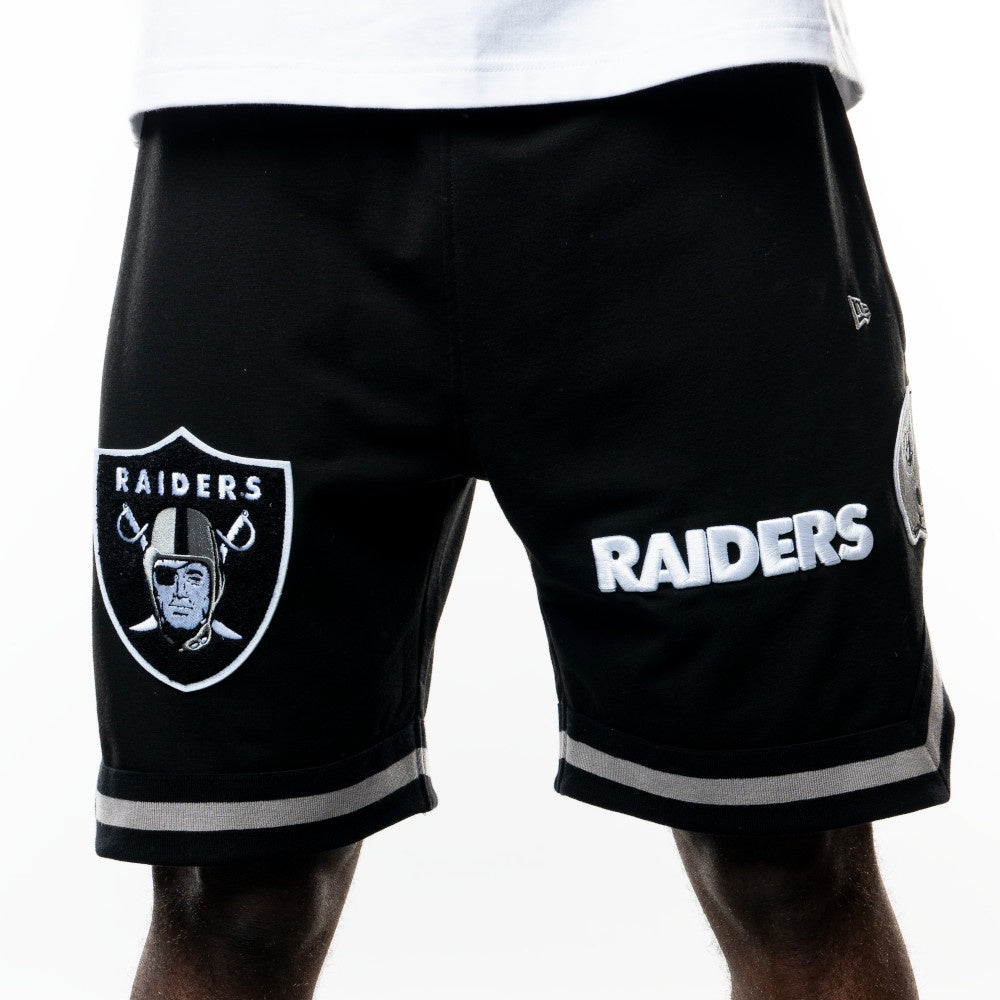 NEA-S8 (New era oversize higher grade las vegas raiders shorts black/team colours) 52496500