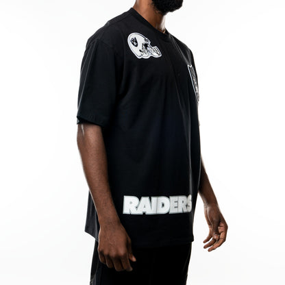 NEA-Q8 (New era oversize higher grade las vegas raiders tee black/team colours) 52494500