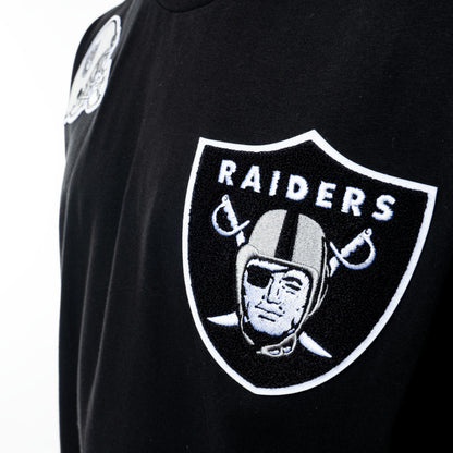 NEA-Q8 (New era oversize higher grade las vegas raiders tee black/team colours) 52494500