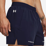 UAA-O11 (Under armour mens project rock leg day shorts midnight navy/white clay) 122393478