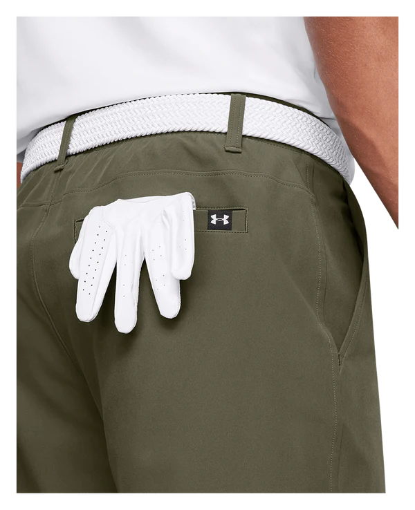 UAA-G15 (Under armour mens drive taper shorts marine green/halo grey) 62594674