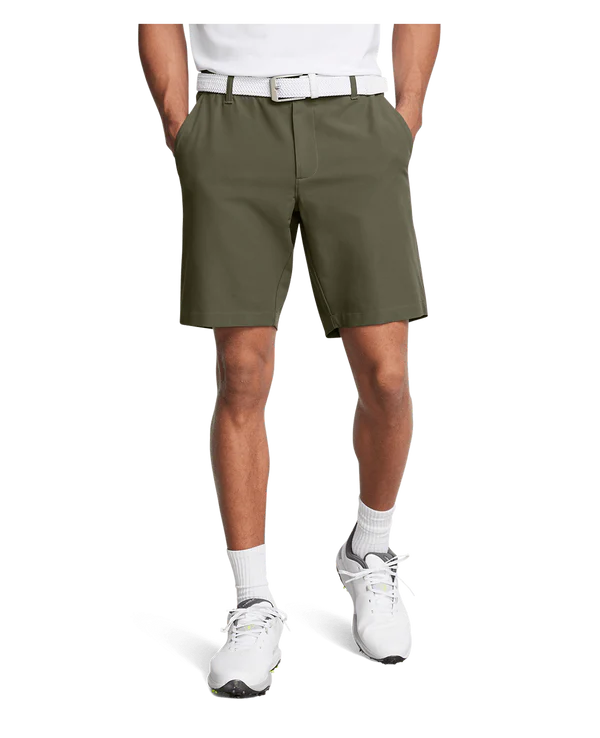 UAA-G15 (Under armour mens drive taper shorts marine green/halo grey) 62594674