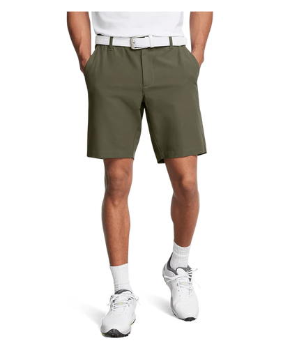 UAA-G15 (Under armour mens drive taper shorts marine green/halo grey) 62594674