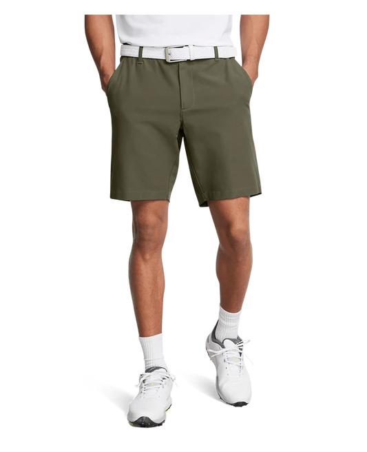 UAA-G15 (Under armour mens drive taper shorts marine green/halo grey) 62594674