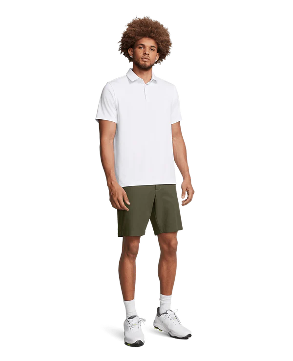 UAA-G15 (Under armour mens drive taper shorts marine green/halo grey) 62594674