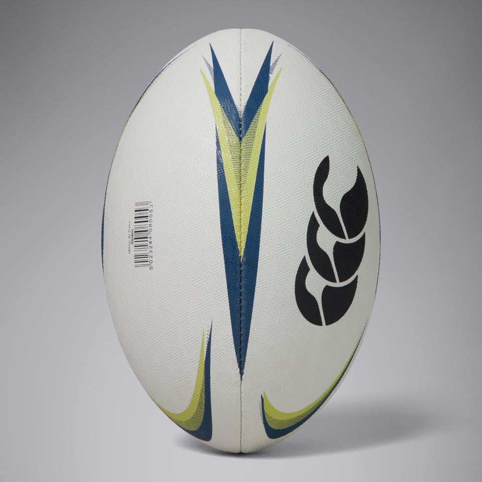 CCCE-C (Canterbury mentre rugby ball white/lime blue) 32691521