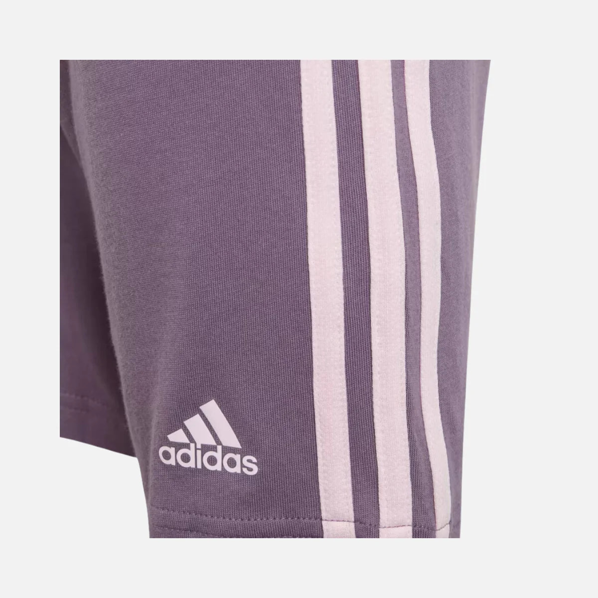 AA-R21 (Adidas essentials 3-stripes tee and shorts set clear pink) 92392815