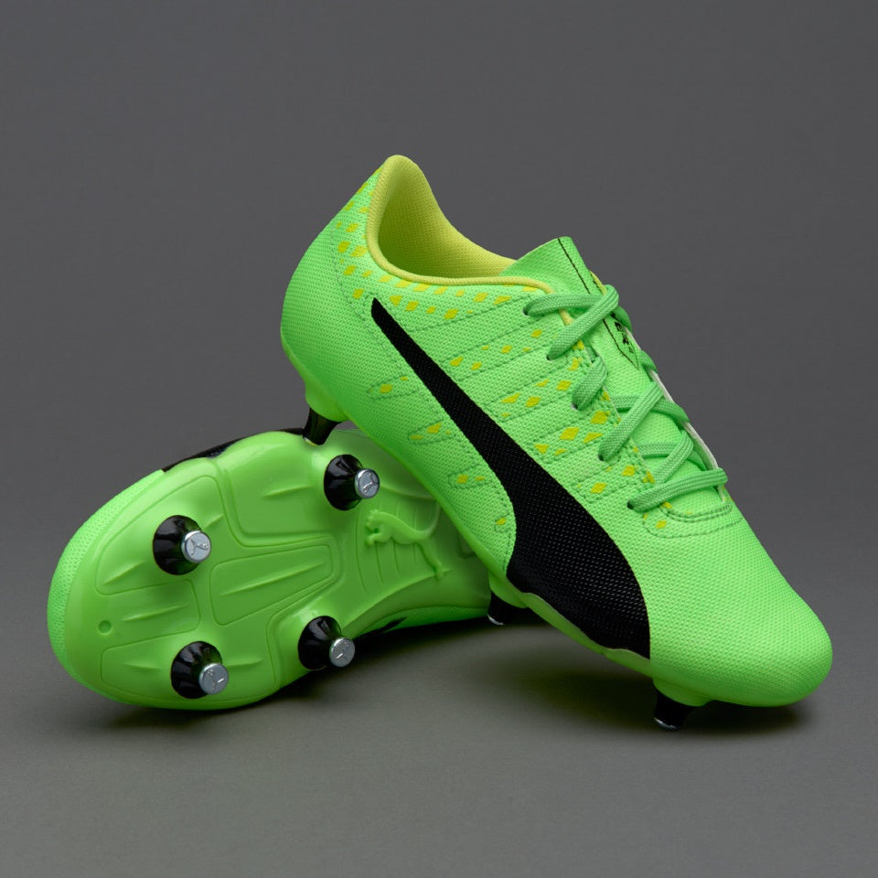 P-K32 (PUMA EVOPOWER VIGOR 4 SG JR GREEN GECKO/BLK) 121694089