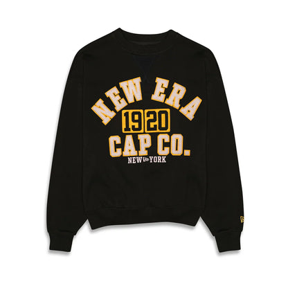 NEA-D10 (New era cap co. college crewneck black/white/gold) 82496500