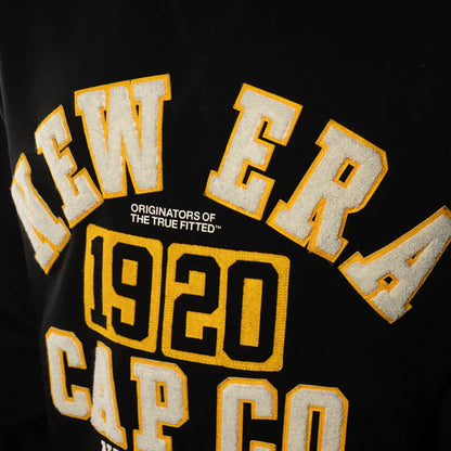 NEA-D10 (New era cap co. college crewneck black/white/gold) 82496500