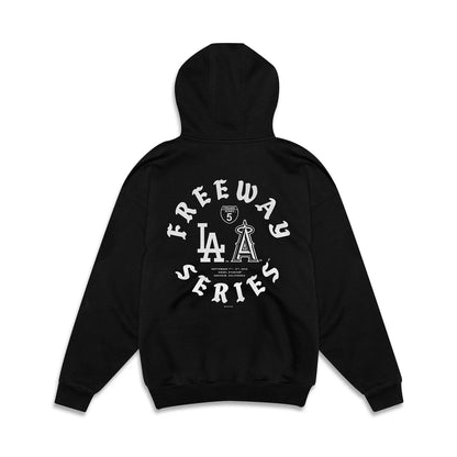 NEA-M9 (New era mlb rivals la dodgers/la angels freeway oversize hoodie black) 72496500