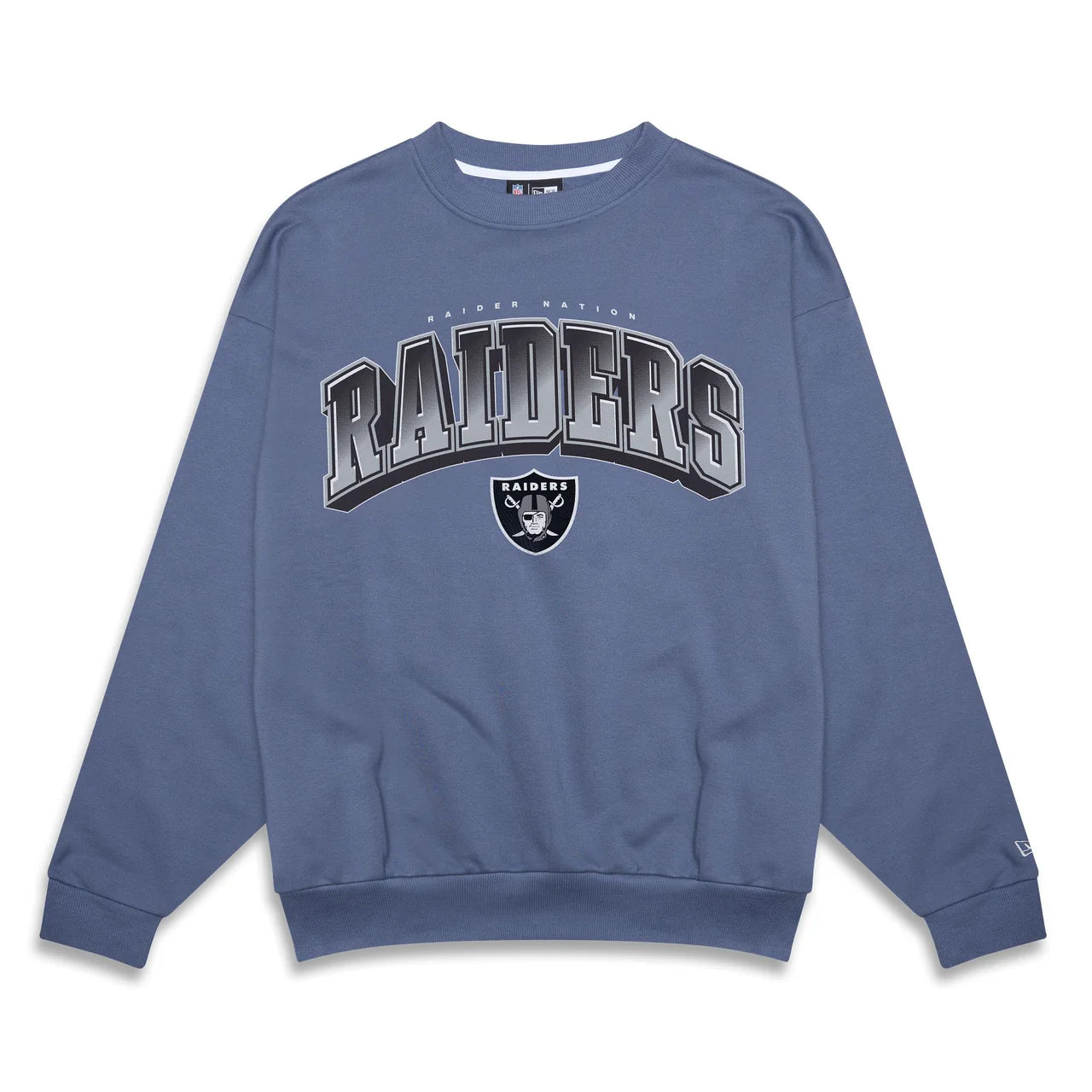 NEA-U9 (New era NFL rivals las vegas raiders oversize sweatshirt slate blue) 82495500