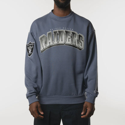 NEA-U9 (New era NFL rivals las vegas raiders oversize sweatshirt slate blue) 82495500