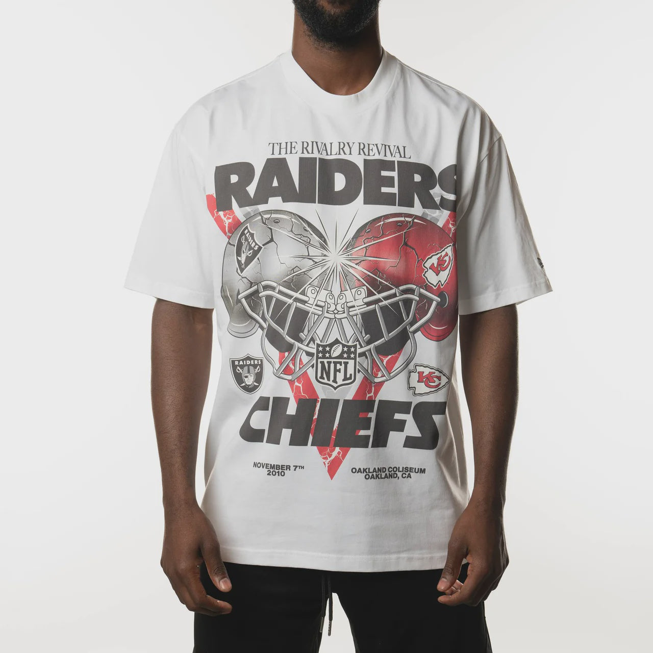 NEA-S9 (New era NFL rivals oversize tee white) 82493500