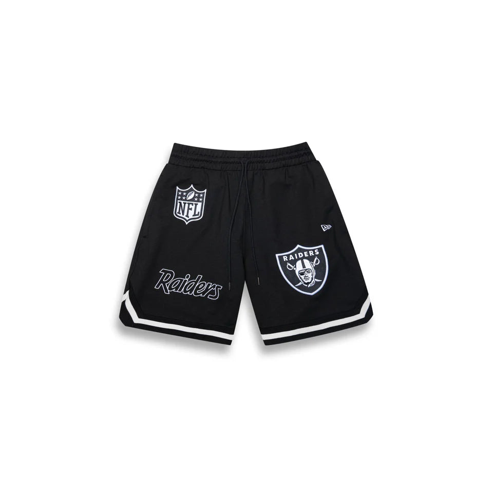 NEA-K10 (New era higher grade basketball style shorts las vegas raiders black) 82496500