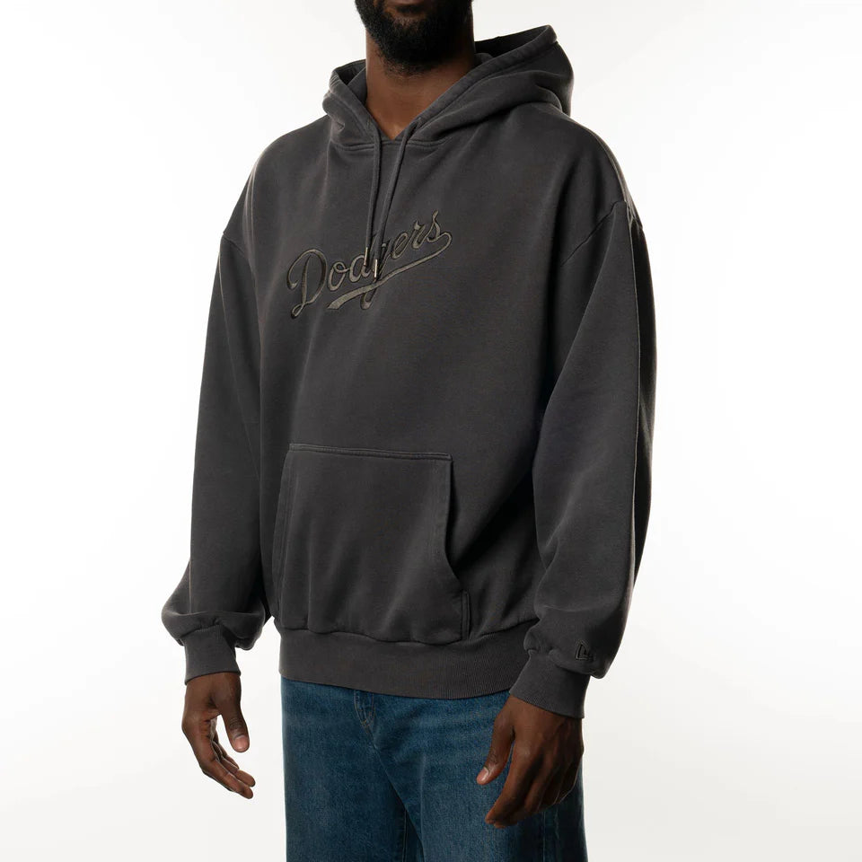 NEA-B10 (New era washed MLB la dodgers oversize hoodie graphite) 82497500