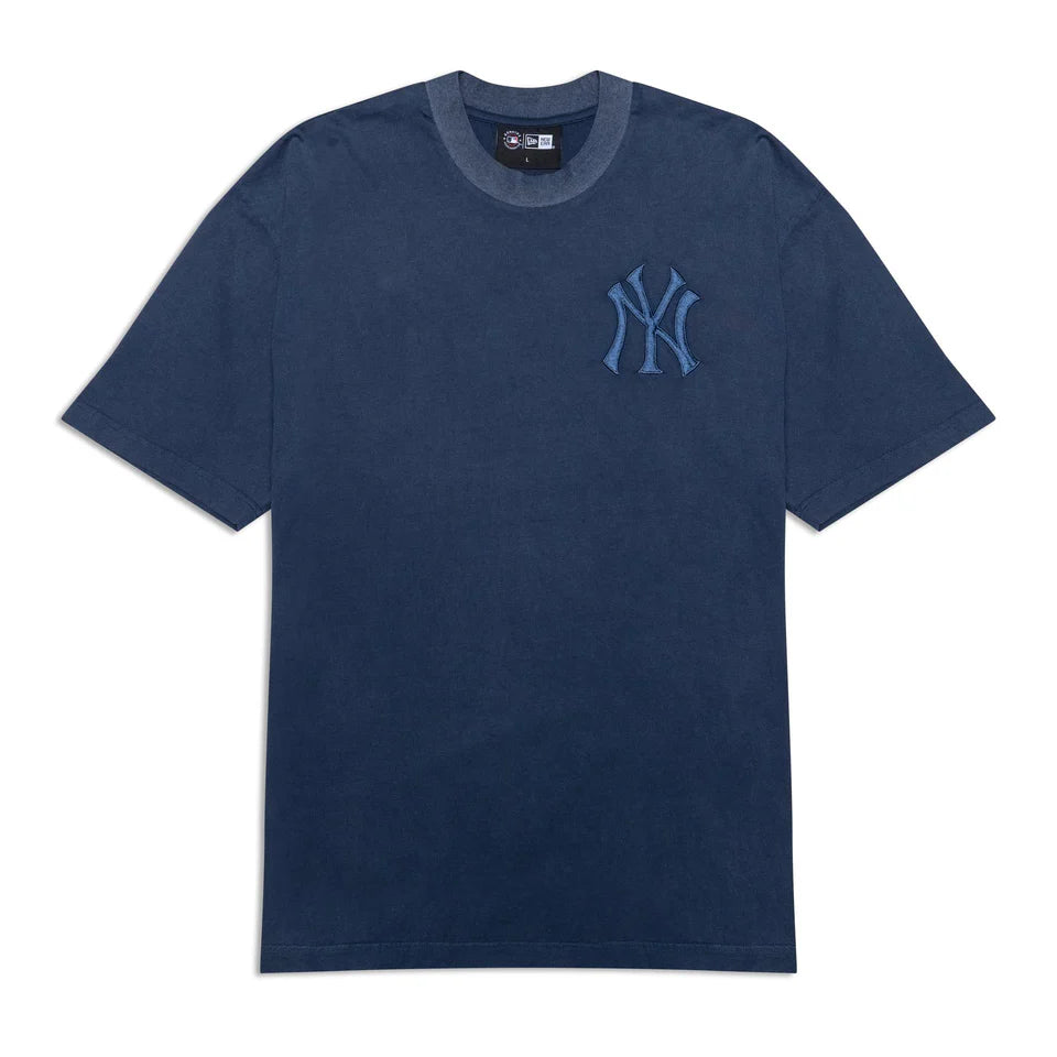 NEA-C10 (New era washed MLB new york yankees oversize tee oceanside blue) 82494250