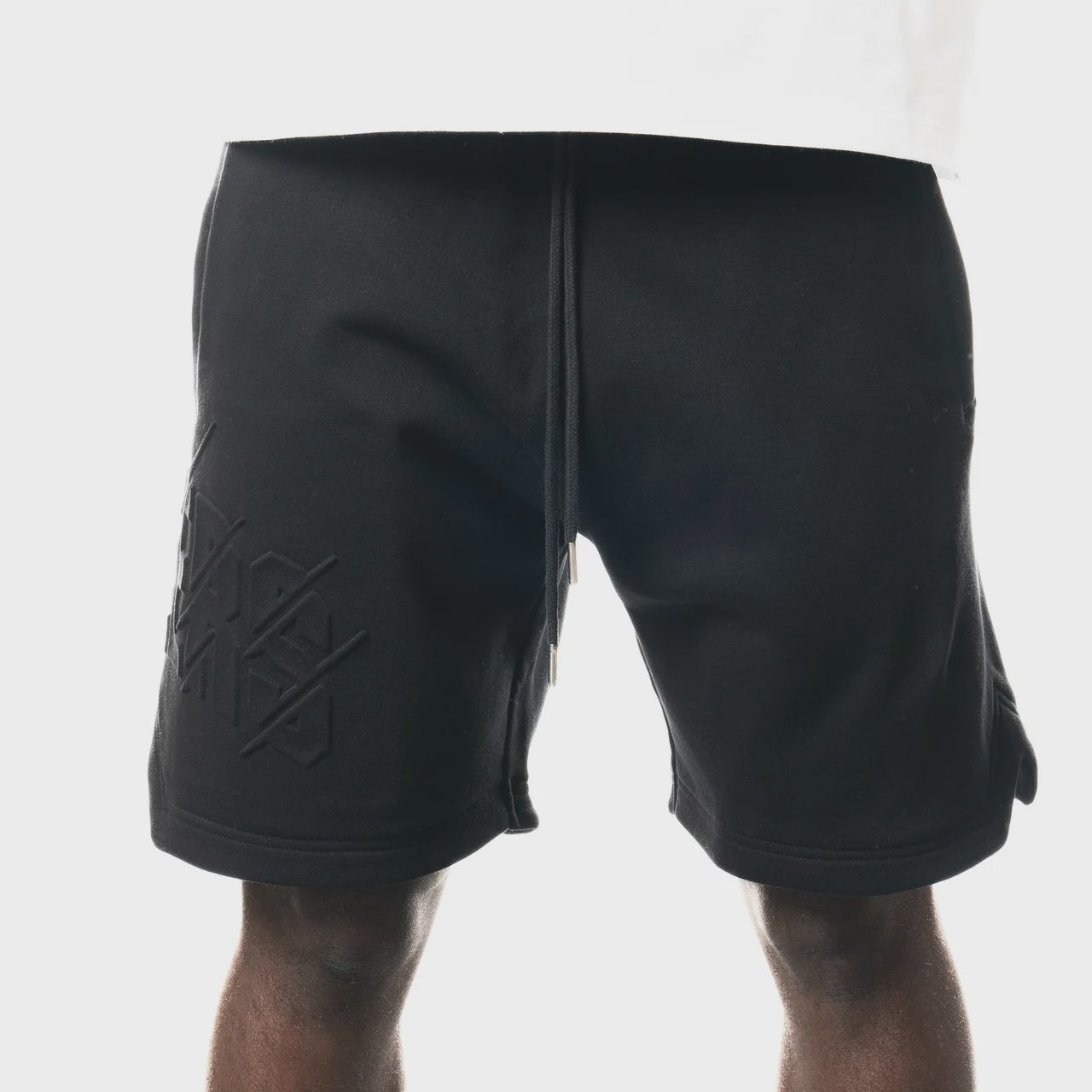 NEA-Q9 (New era tonal nba la lakers basketball style shorts black) 72495500