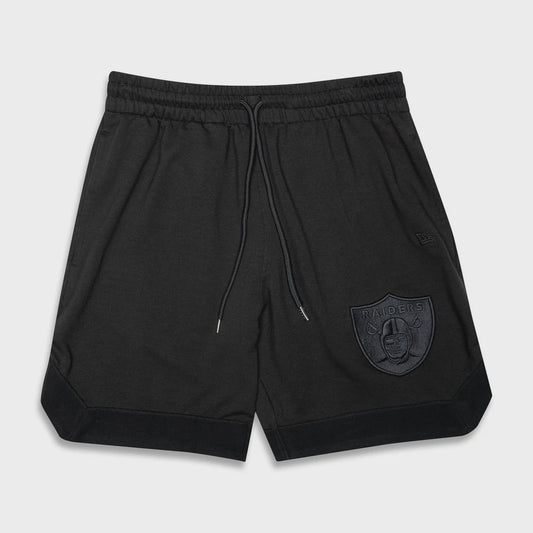 NEA-Q10 (New era tonal pack basket ball style las vegas raiders shorts black) 102496500