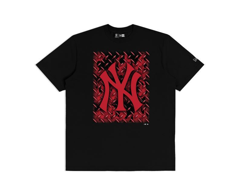 NEA-O13 (New era trend pop new york yankees oversize t-shirt black) 22694000