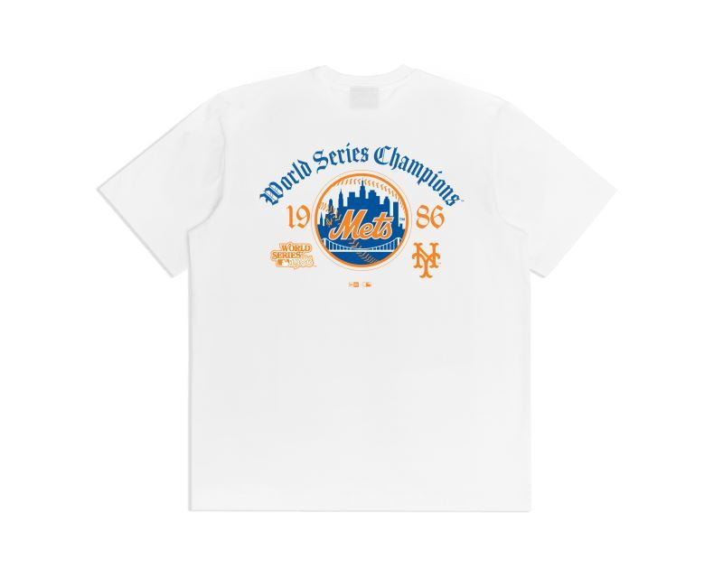 NEA-M13 (New era mlb new york mets arch oversize tee white) 22694000
