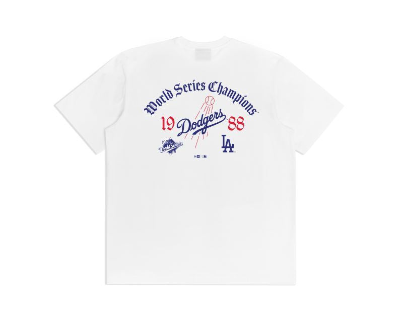 NEA-N13 (New era mlb los angeles dodgers arch oversize tee white) 22694000