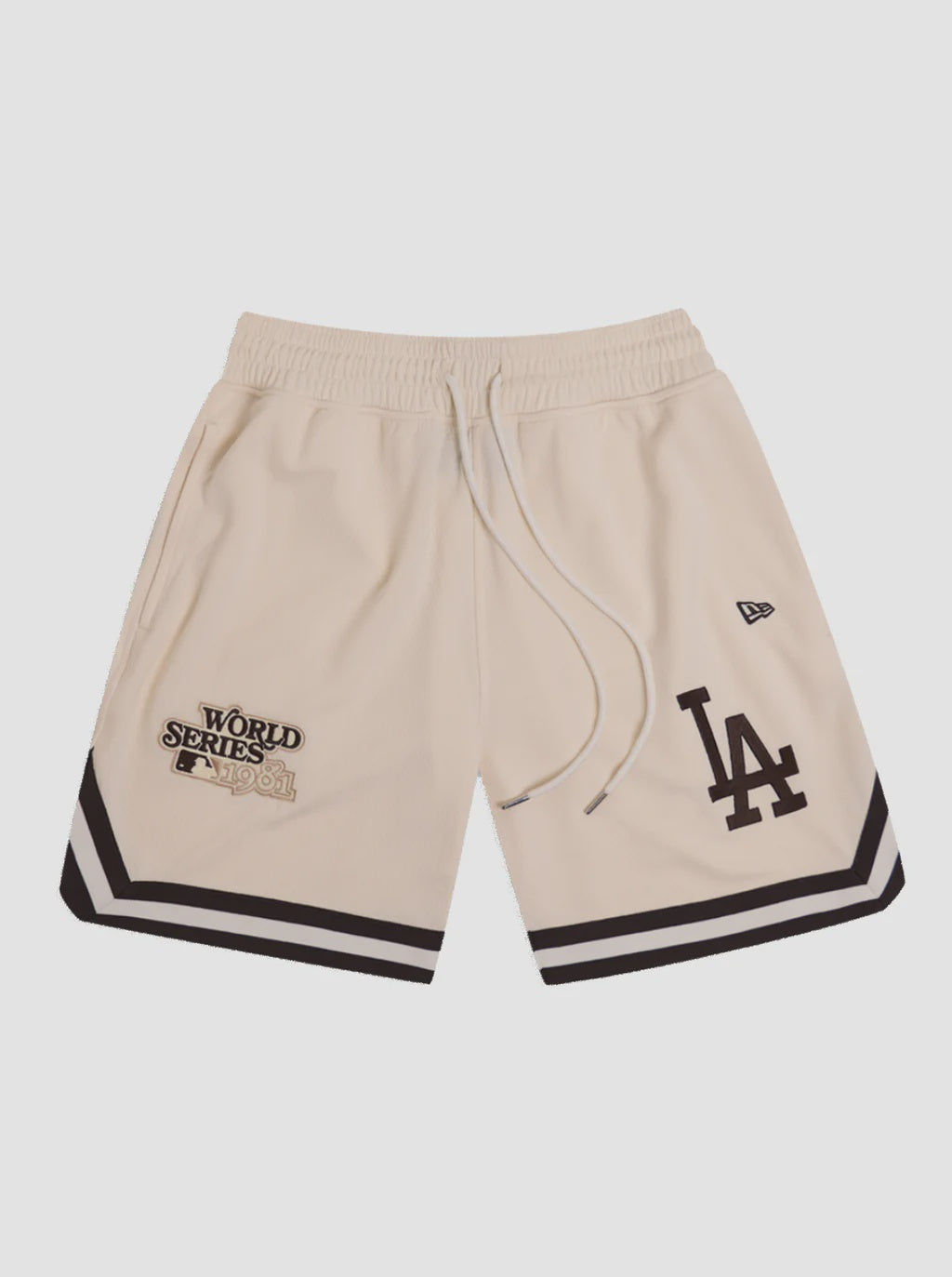NEA-O12 (New era los angeles dodgers league icons sandy bay shorts off white) 112596000