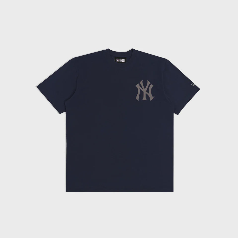 NEA-Q12 (New era trend pop new york yankees reflective oversize t-shirt evening navy blue) 112594000