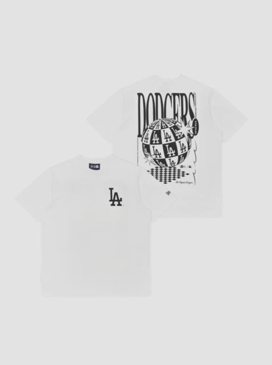 NEA-H13 (New era los angeles dodgers world oversize tee white) 12694000