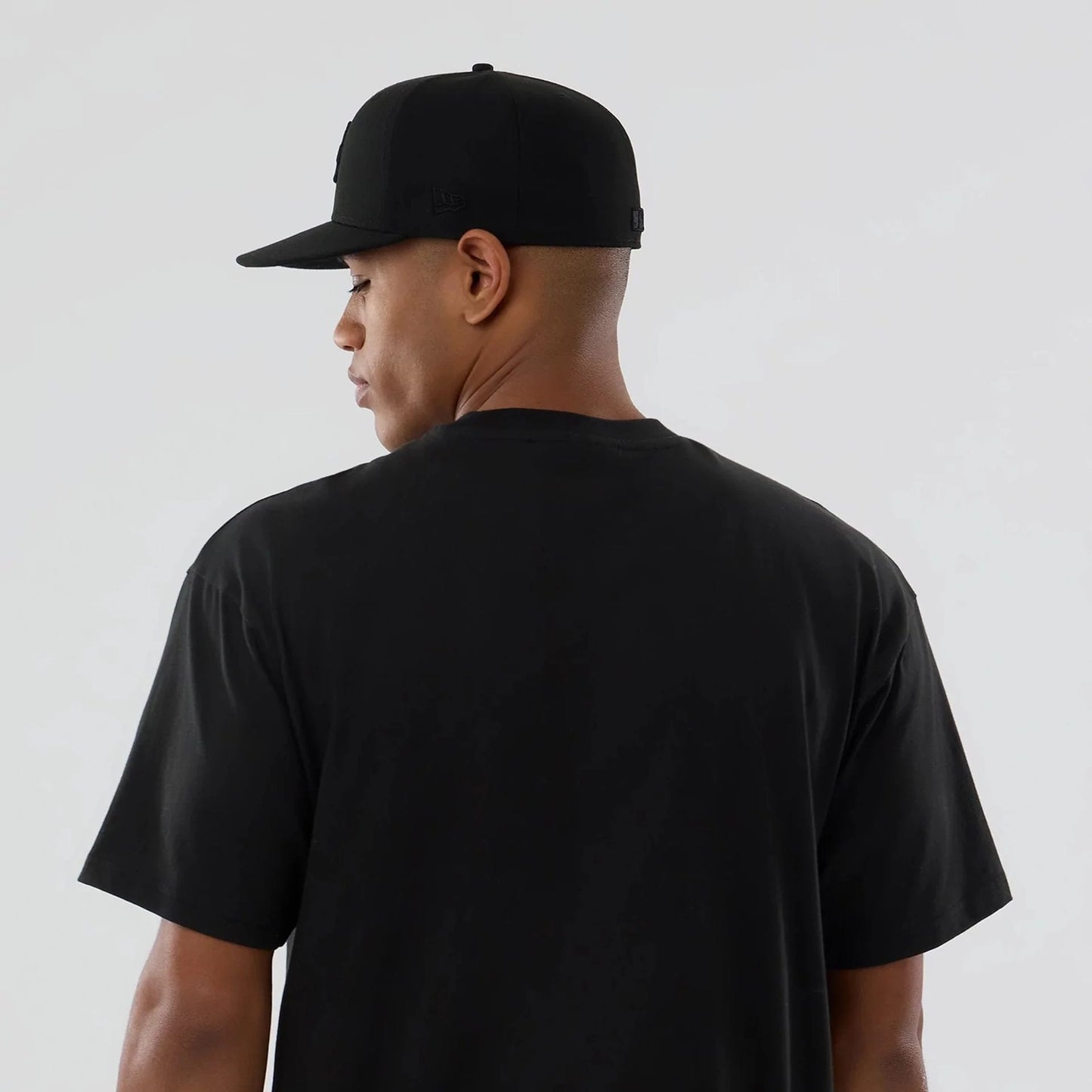 NEA-K13 (New era mlb los angeles dodgers on fire oversize tee black) 12694000