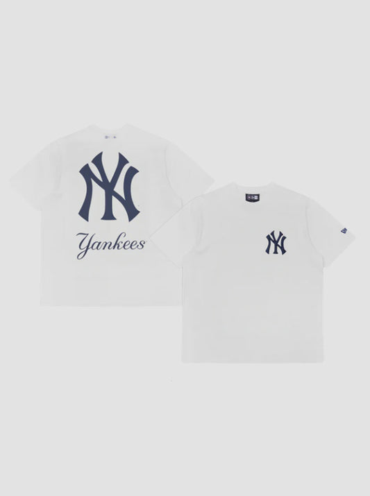 NEA-D13 (New era mlb world series new york yankees oversize tee white) 12694000
