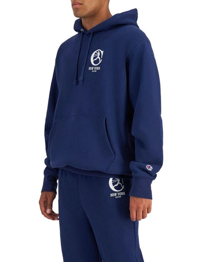 CA-W12 (Champion reverse weave C field hoodie midnight rain) 32496087