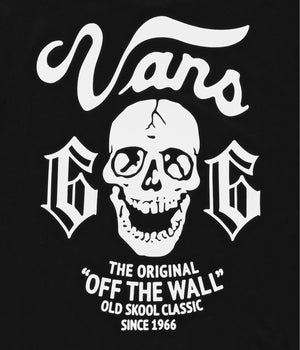 VA-N (Vans old skool skull short sleeve tee black) 112393478