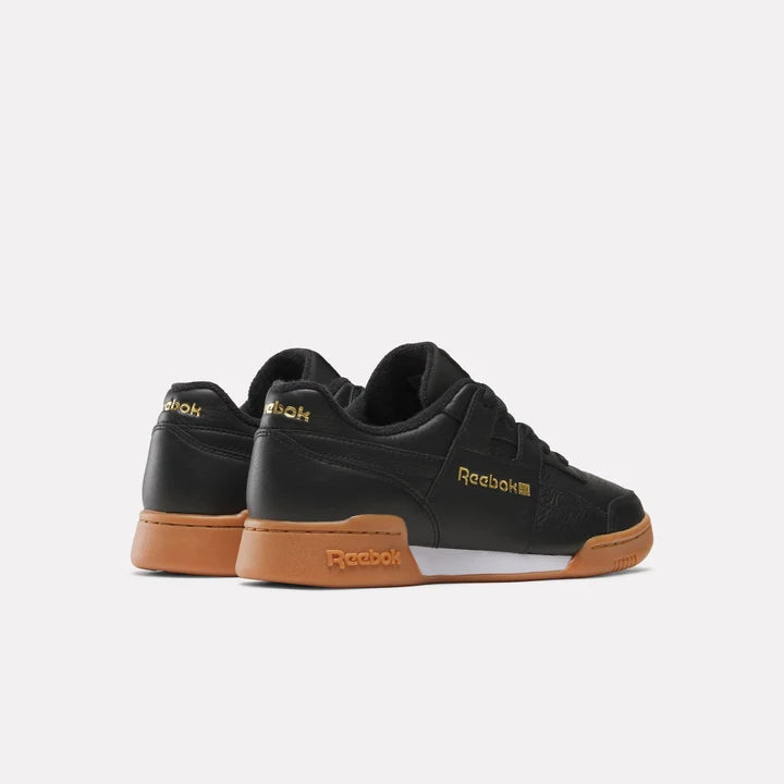 R-H18 (Reebok workout plus shoes black/gold/gum) 92698553