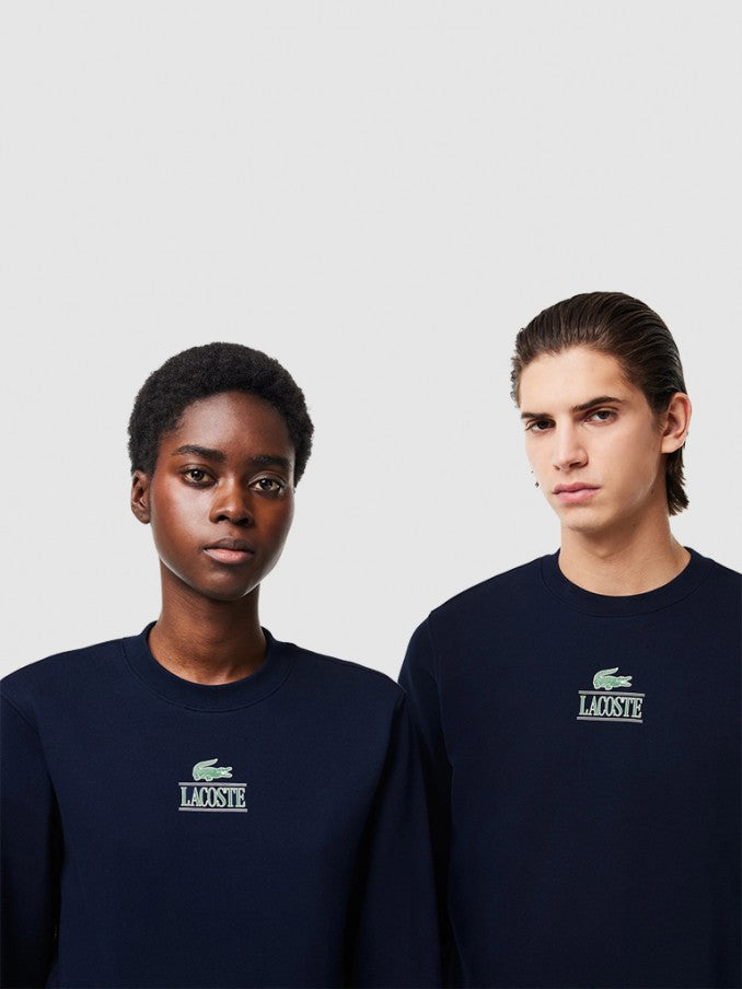 LCA-V18 (Lacoste core graphic nb crewneck sweatshirt) 424912174