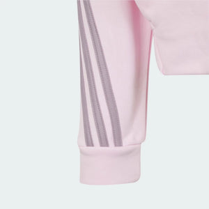 AA-M23 (Adidas future icons 3-stripes full-zip hoodie clear pink/preloved fig) 42494808