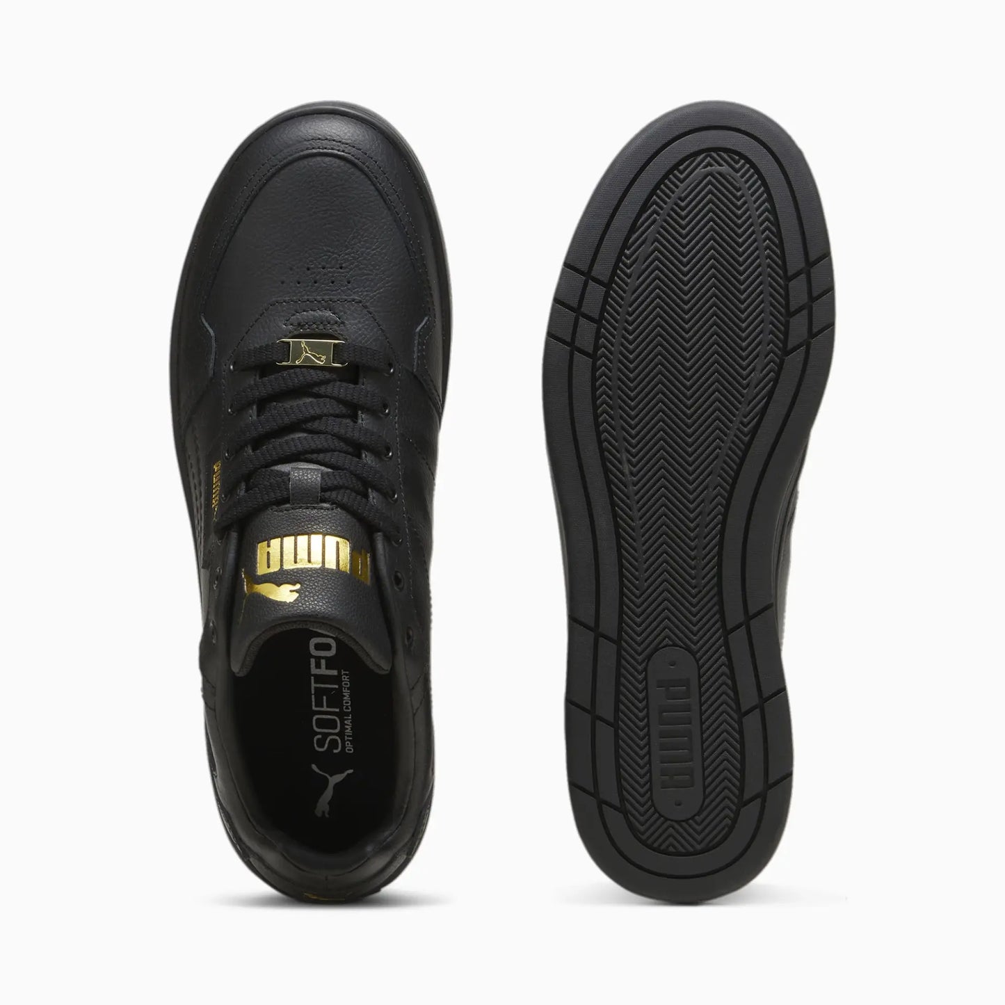 P-F46 (Puma court classic lux black/gold) 22496500