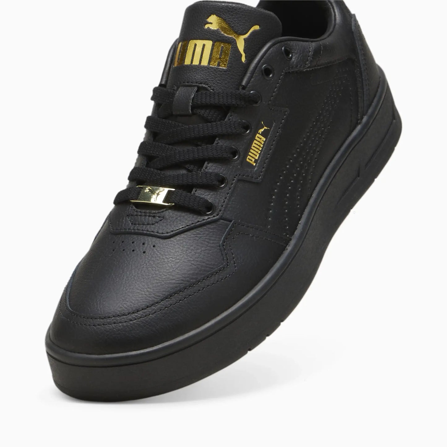 P-F46 (Puma court classic lux black/gold) 22496500